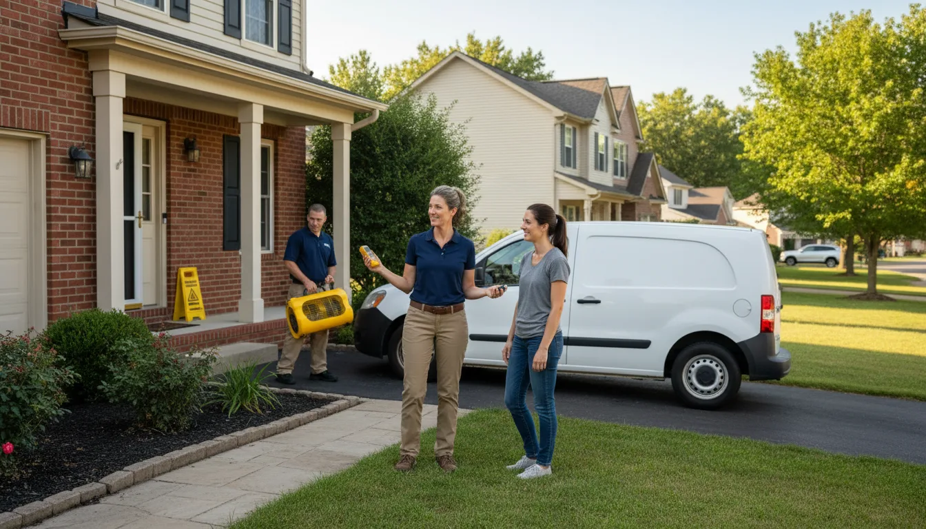 Water restoration image for Water Damage & Restoration Services in Betterton, MD